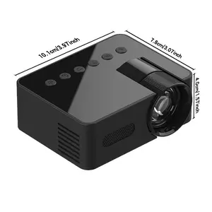 โฮมโปรเจคเตอร์ขนาดเล็ก ใหม่โฮมเธียเตอร์ขนาดเล็กแบบพกพา Bioscope โทรศัพท์มือถือไร้สาย Mini LED Pocket Beamer