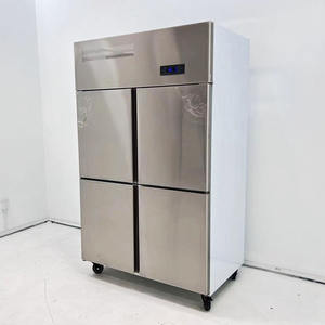 Qualité garantie Porte en verre unique Réfrigérateur en acier inoxydable Réfrigérateur vertical Congélateur à crème glacée - Product Image 3