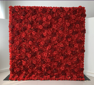 K 3D 5D intérieur fête fournitures Simulation Flowerwall soie tissu base fausse fleur toile <span class=keywords><strong>de</strong></span> fond pour salon et chambre bébé douche - Product Image 2