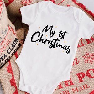 Envío rápido personalizado <span class=keywords><strong>mi</strong></span> primera Navidad ropa <span class=keywords><strong>de</strong></span> bebé mameluco 100% algodón manga corta bebé recién nacido mono al por mayor - Product Image 6