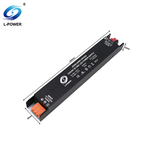 12V24V Switchable AC-DC LED Power Supply Aluminum Case Compact Size AC110-220V Input 100W-200W IP20 for Indoor LED <b>Track</b> <b>Lights</b> - Product Image 3
