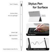 2024 Diskon Besar Pengalaman Halus Halus aluminium Aloi titik halus putih pena Stylus untuk Microsoft Surface Asus Dell Hp Acer