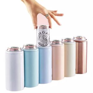 Promotion Custom Product Brand Gift Item Beer Insulated <b>Coffee</b> Set Stainless Steel Cup 12oz Slim Can Cooler12 Oz Beer Cold Insul - Product Image 5