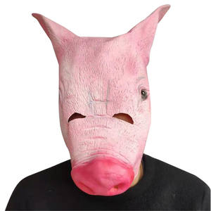 <span class=keywords><strong>Masque</strong></span> d'animal en latex d'<span class=keywords><strong>horreur</strong></span>, <span class=keywords><strong>masque</strong></span> de fête d'Halloween pour le visage entier avec des caractéristiques effrayantes et amusantes - Product Image 1