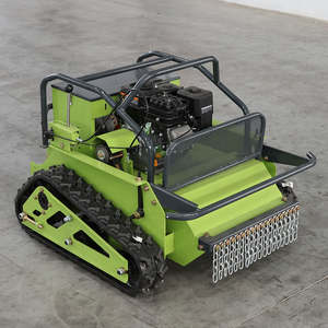 Tondeuse robot intelligente pour l'aménagement paysager et le nettoyage des mauvaises herbes, tondeuse à chenilles de 550 mm avec télécommande pour les zones aquatiques - Product Image 1