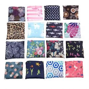 Factory Custom Eco-Friendly Reusable Polyester <b>Foldable</b> Tote for Rohs, Shopping Storage <b>Bag</b> - Product Image 4