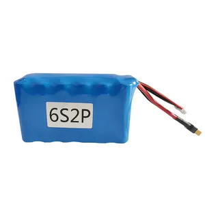 OEM Molicel 6s2p 21.6V 8.4ah Battery Pack With Deep Cycle Batteries Lithium Ion Battery For Electric Scooter Power Tools