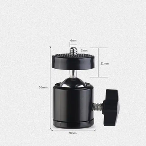 KEKAXI dönebilir sıcak ayakkabı <span class=keywords><strong>Tripod</strong></span> <span class=keywords><strong>Tripod</strong></span> 1/4 "telefon <span class=keywords><strong>DSLR</strong></span> için vida adaptörü kamera tripodu - Product Image 3