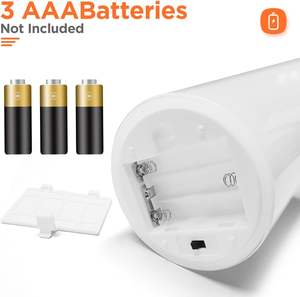 Velas LED de Cristal sin Llama con Control Remoto y Temporizador para Decoración de Fiestas, Bodas y Hogar - Product Image 3