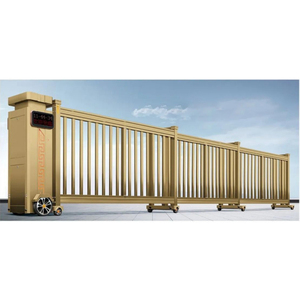 Modern Automatic Telescopic Electric Porta Porta Porta Dobrável de Aço Inoxidável para Unidades Villa Pátio Fácil Instalação Deslizante - Product Image 5