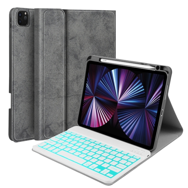 2021 Most Popular Multifunctional Protective Keyboard Case Kickstand Case for Ipad Pro 11