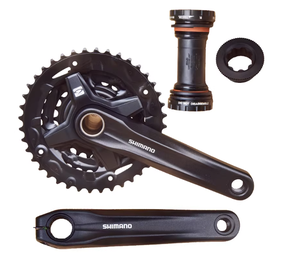 Groupe de transmission <span class=keywords><strong>Shimano</strong></span> <span class=keywords><strong>M2000</strong></span> composé de 3*9 vitesses, levier de changement de vitesse HG200, roue libre MT500, boîtier de pédalier HG53, chaîne, dérailleur arrière - Product Image 5