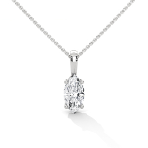 Colgante de Plata Fina con Diamantes Cultivados en Laboratorio, Impresionante Accesorio de Joyería, Ideal para Fiestas, Eventos Laborales, Uso Casual o Formal - Product Image 1