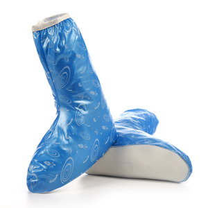 Couvre-chaussures en plastique imperméable réutilisable et imperméable anti-dérapant de poids léger de fournisseur de la Chine - Product Image 5