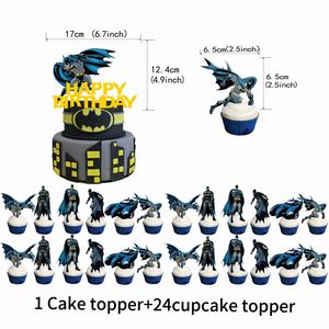 Banderoles en papier sur le thème de l'anniversaire de Spider-Man Peter Parker pour garçons avec un topper de gâteau, couleur et taille personnalisables, montage facile - Product Image 5