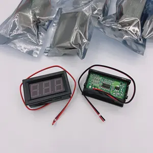 4.5-30v DC 2 Wire 0.56 " RED 0.56 Inch LED Display Digital Voltmeter With Frame