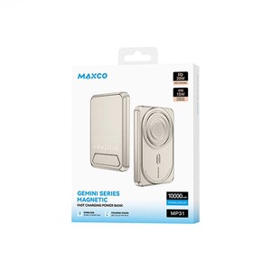 Banque d'alimentation à charge rapide magnétique Maxco MP31 10000mAh avec support intégré - Product Image 5