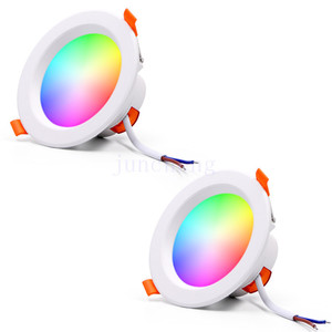 Làm Việc Với <span class=keywords><strong>LED</strong></span> Downlight Spot RGB Dimmable Thông Minh Home Bulb <span class=keywords><strong>LED</strong></span> Đèn Trần Spotlight Đèn Thay Đổi Màu Sắc 220V Phòng Ngủ Ánh Sáng Ban Đêm - Product Image 6