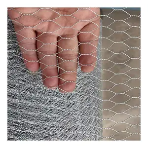 Hot Dip Galvanized Iron Wire Mesh fencing poultry Netting Hexagonal Chicken cage Wire Mesh Roll