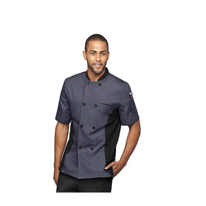 Uniformes franceses con paisaje de color rojo y negro, uniforme de chef para pintar, uniforme de <span class=keywords><strong>camarero</strong></span> chino para cocinar - Product Image 6