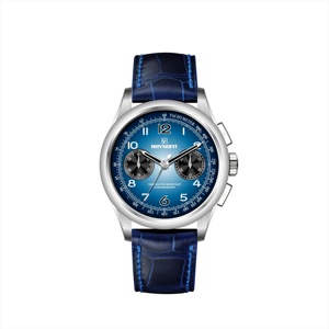 Nouvelle montre chronographe ST1901 2022 à remontage manuel, verre saphir, acier Panda, 40 mm, date bleue, Air Force, aiguilles lumineuses - Product Image 1
