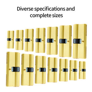 ダブルドアロックシリンダー金銅円筒形ロックアンチドリル - Product Image 5