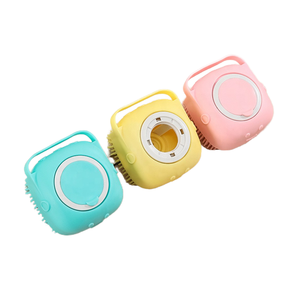 Nhà Máy Trực Tiếp Thân Thiện Với Môi Tpr Silicone Tắm Vật Nuôi Bàn Chải Chó & Mèo Chải Chuốt Massage Công Cụ Bán Buôn Nhựa Làm Sạch Nguồn Cung Cấp - Product Image 5