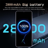 Teléfono Inteligente S23 Ultra Android 8.1, Pantalla de 6.28 Pulgadas, 1GB de RAM, 16GB de ROM, Batería de 2800mAh, Cámara de 2+5MP, Teléfono Móvil con Google Play Store