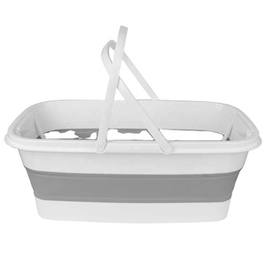 Lot de 10 outils de nettoyage ménager : Seau à serpillière portable et pliable, bassin rétractable pour la pêche, seaux pliables pour le <span class=keywords><strong>camping</strong></span> et le lavage de voiture - Product Image 6