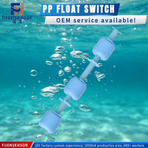 ตัวควบคุมระดับน้ำพร้อมสวิตช์ลูกลอยพลาสติกสำหรับถังสารอาหารแบบไฮโดรโปนิกส์ - Product Image 1