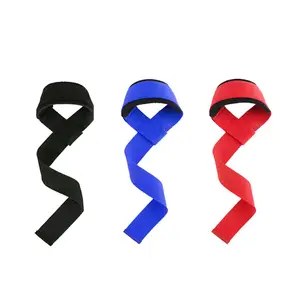 Correas antideslizantes de equilibrio personalizadas, correas de muñeca de levantamiento de pesas para fitness, levantamiento de pesas para culturismo