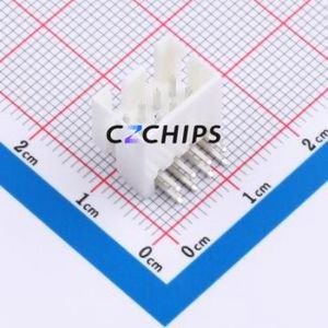 HC-XHD-2*4AW-05 Wire-to-Board Pin Header Bent Lead Through Hole,P=2.5mm Connector 2x4P 2.5mm Right Angle Insert DF1B - Product Image 1