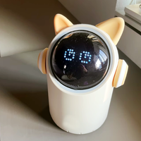 Mini poubelle en plastique automatique 2L avec conception intelligente à induction Poubelle de rangement intérieure et de bureau mignonne pour restaurant médical à domicile et public