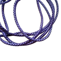 Tressé Tissé Rond Chien Laisse Personnalisé Nylon Polyester Corde Polypropylène PP Usine En Gros Couleur Aiguille Solide OPP et Carton