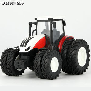 8 ruedas niños simulación granjero coche niños <span class=keywords><strong>Tractor</strong></span> conjunto juguetes control remoto camión modelo 1:24 escala para la venta - Product Image 6