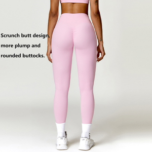 XW-TZ8518-1 Bán Buôn Tùy Chỉnh Dài Tay Áo Crop Top Scrunch Tập Luyện Xà Cạp 2 Mảnh Yoga Hoạt Động Mặc Cộng Với Kích Thước Phòng Tập Thể Dục Tập Thể Dục - Product Image 3