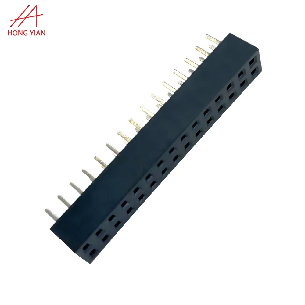 2X20 PIN Double Row Straight FEMALE HEADER 2.54MM PITCH Strip Connector