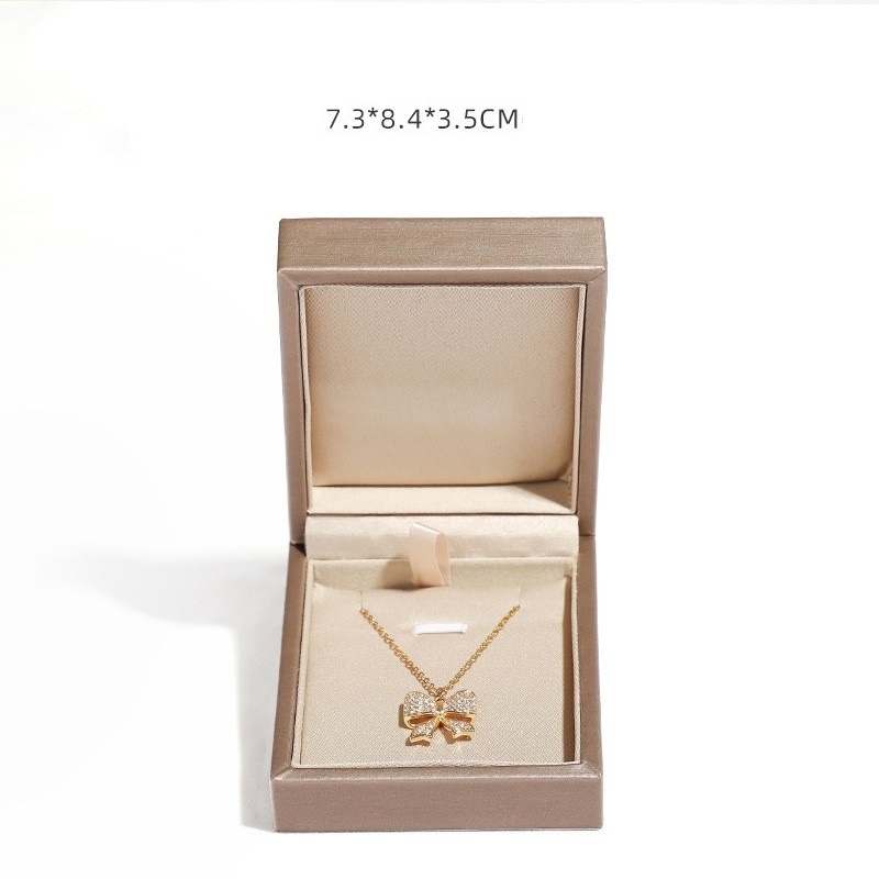 gold necklace box