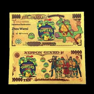 ธนบัตรอนิเมะ 5 แบบ ของญี่ปุ่น ตัวละคร April O'Neil และ Casey Jones ชุบทอง เหมาะสำหรับเป็นของขวัญทางธุรกิจ - Product Image 2