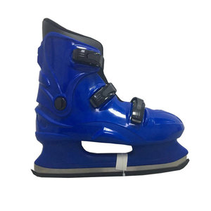 Bền Vỏ Cứng Màu Xanh Cho Thuê Ice Hockey Skate Giày Cho Người Lớn Và Trẻ Em - Product Image 6