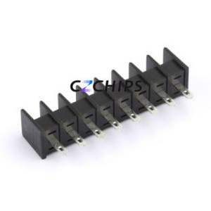 MX25H-7.62-08P-BK01-Cu-S-A Barrier Terminal Block Through hole Component (THT),P=7.62mm Connector Two Sides 7.62mm 1x8P 8P - Product Image 2