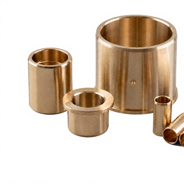 Solid Casting Bronze Self-Lubricating Sleeve Bushing Pb-Free Bearing for Construction Heavy Duty Applications