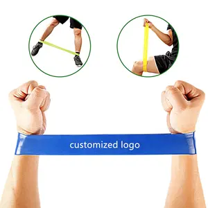 Fabrieksprijs Elastische Lusbanden Voor Fitness Custom Logo Elastia Gym Workout Oefening Latex Weerstandslus