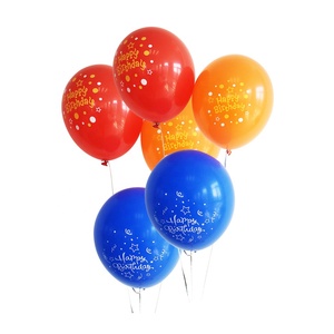 Nhà Máy Giá Rẻ Inflatable Helium Không Khí Màu Xanh Balon Tùy Chỉnh In Logo Cá Nhân Globos Ballon Latex Bóng Với Logo In - Product Image 6