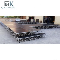 Plate-forme de scène de concert portable Spider Deck facile à installer risers de tambour