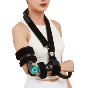 Attelle de coude articulée Post OP ROM Fournisseur de dispositifs médicaux Attelle de nuit Support de coude réglable pour tennis et golfeurs - Product Image 3