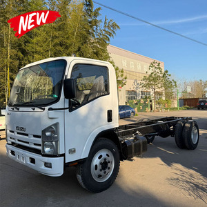 Tajikistan Truck certificates OTTC Isuzu 5-10 ton Truck Chassis Diesel 700P 6x4 Steel Frame <b>Trailer</b> <b>Tractor</b> - Product Image 1