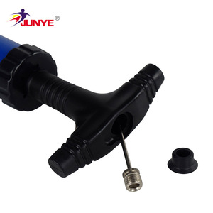 Mini Bomba de Aire Manual Portátil de Plástico Azul de 240 mm para Balones de Baloncesto y Fútbol - Product Image 5