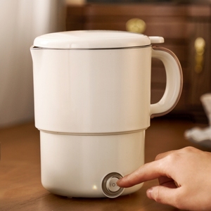 0,8l 600w 304 Ấm đun nước điện gấp bằng thép không gỉ Máy nấu đa năng cầm tay Ấm đun nước du lịch Ấm trà Cốc sưởi ấm - Product Image 1