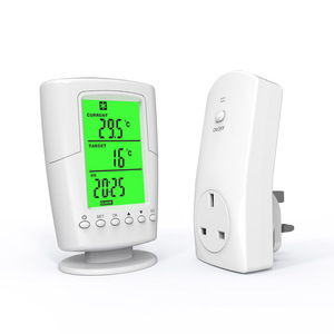 433,92 Mhz inalámbrico RF 230V AC termostato de calefacción de suelo inteligente controlador de temperatura <span class=keywords><strong>Digital</strong></span> para dispositivos de calefacción o refrigeración del hogar - Product Image 2